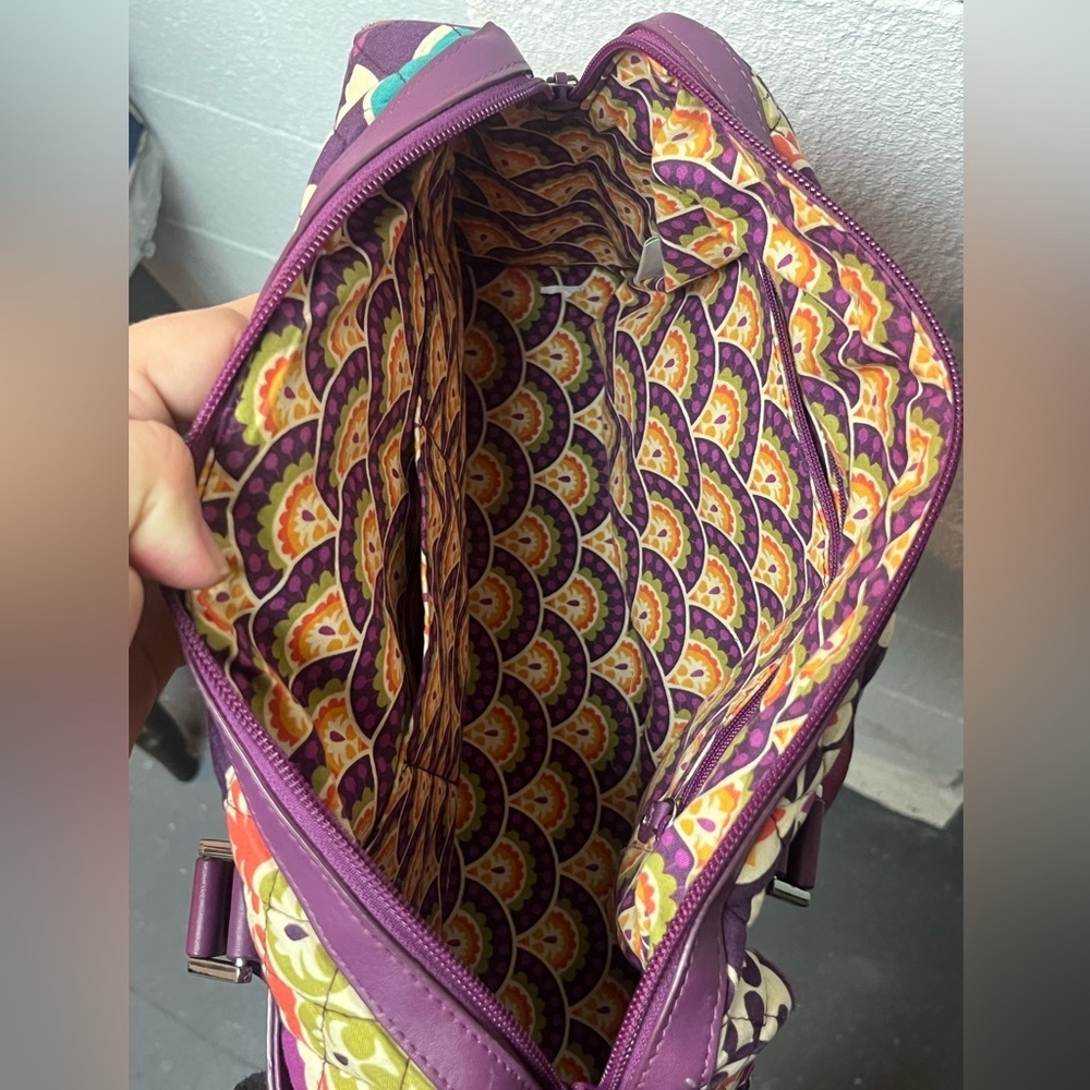 Vera Bradley Purple Floral Women's Bag - Picture 4 of 5